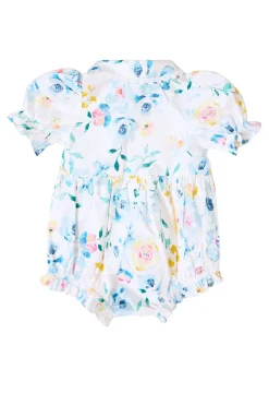 Baby Sophia Romper in Blue Bouquet