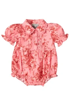 Baby Sophia Romper in Desert Heritage Rose
