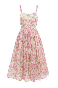 Ballerina Tank Dress in Pink Floral