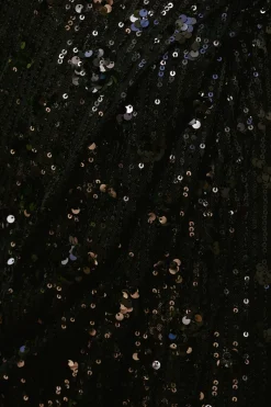 Belinda Dress in Black Sequin