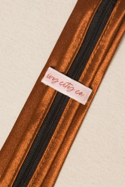 Boys Max Tie in Amber Satin