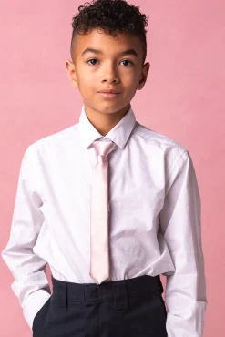 Boys Max Tie in Blush
