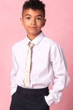 Boys Max Tie in Champagne