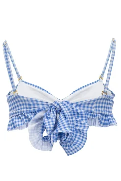 Brandi Bandeau Top in Blakely Gingham