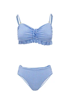 Brandi Bandeau Top in Blakely Gingham