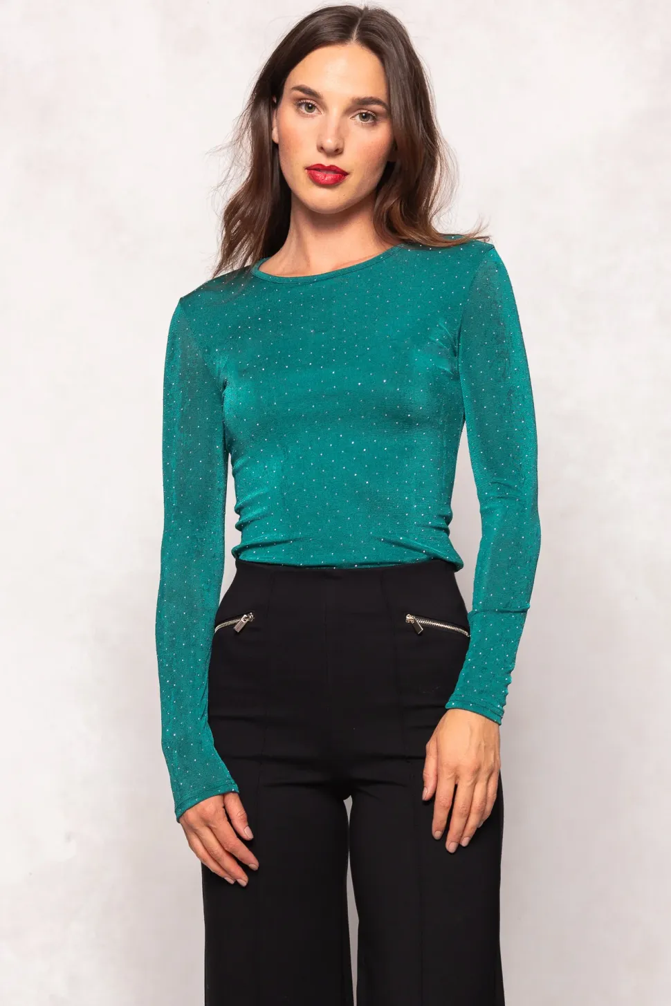 Bravo Top in Emerald