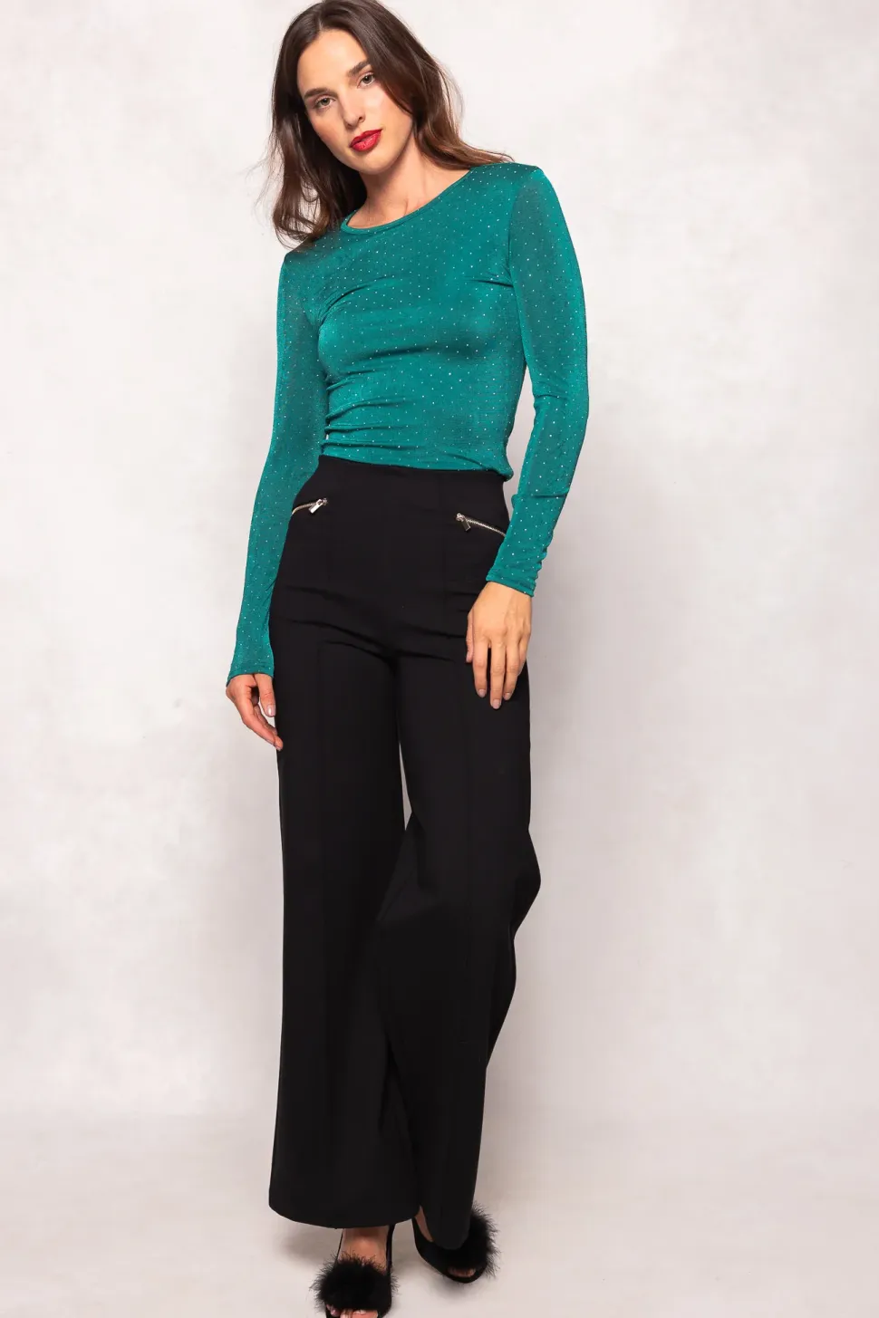 Bravo Top in Emerald