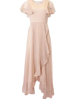 Callie Dress in Champagne Chiffon