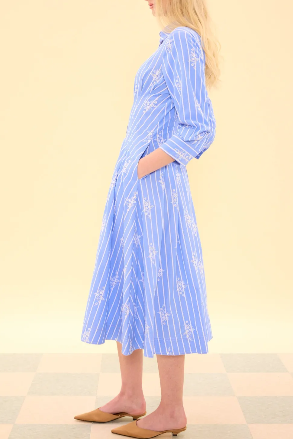 Cameron Dress in Light Blue