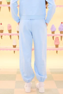 Casey Jogger Sweatpants in Light Blue