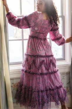 Catherine Dress in Climbing Vine Bloom