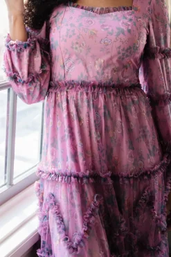 Catherine Dress in Climbing Vine Bloom