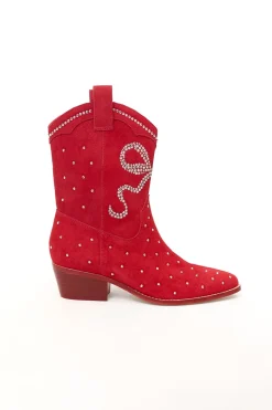 Channing Bootie in Red