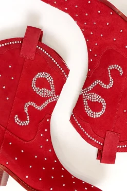 Channing Bootie in Red