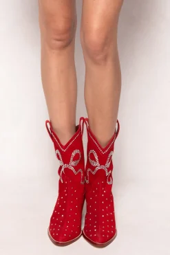 Channing Bootie in Red