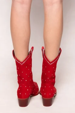 Channing Bootie in Red