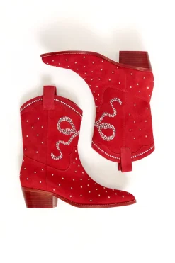 Channing Bootie in Red