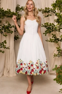 Clarissa Dress in Strawberry