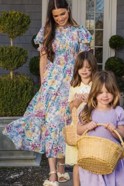 Cordelia Dress in Pretty Plumeria