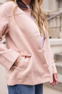 Daphne Coat in Light Pink