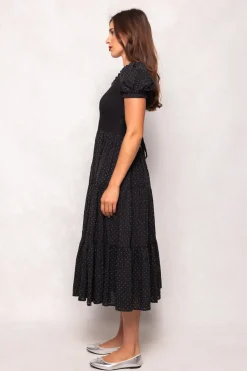 Darby Dress in Black Diamonte