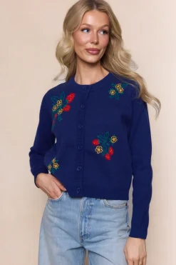 Delphi Sweater in Strawberry Print