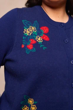 Delphi Sweater in Strawberry Print