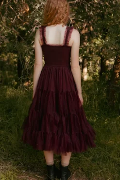 Destiny Dress in Burgundy