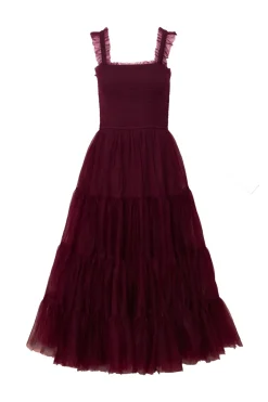 Destiny Dress in Burgundy