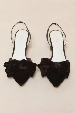 Eloise Bow Heel in Black