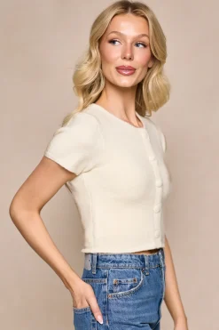 Elowen Cardigan in Ivory