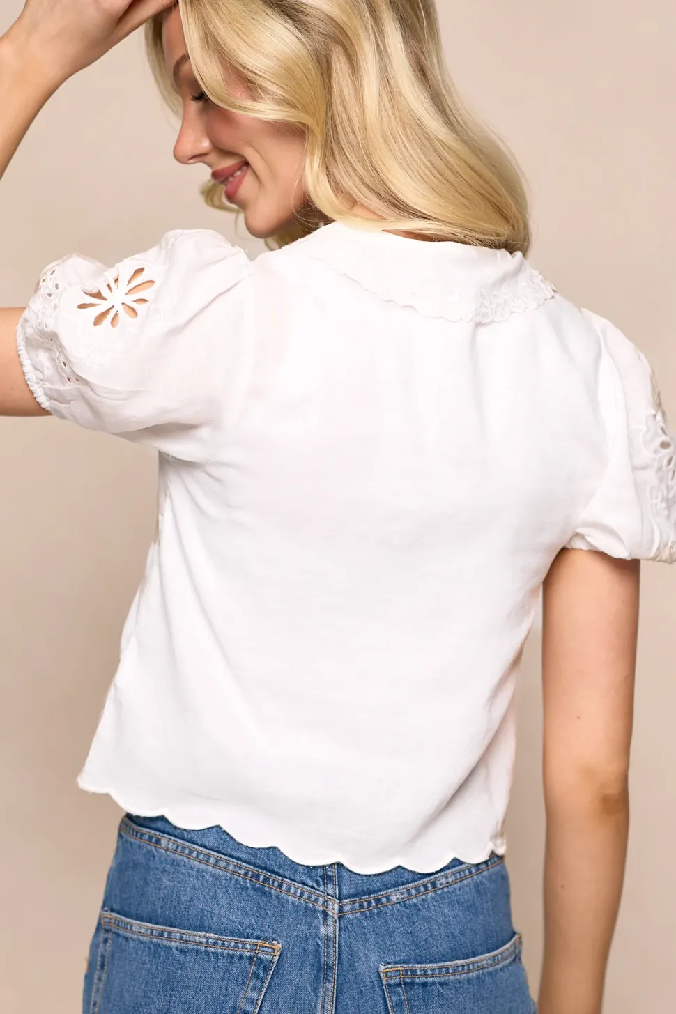 Endora Top in Ivory