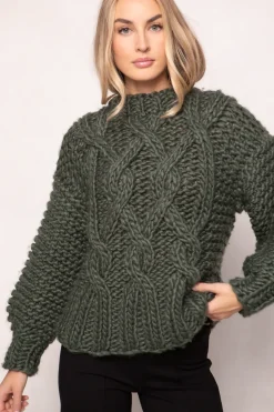 Erica Sweater in Emerald