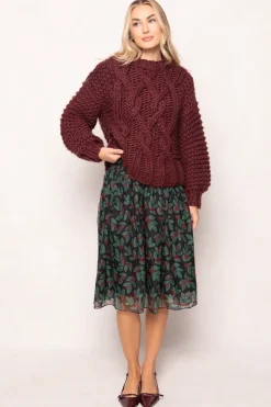 Erica Sweater in Raisin