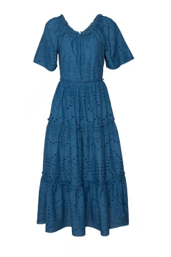Etta Dress in Cobalt