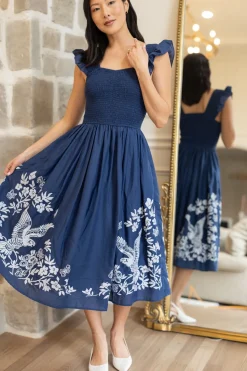 Finch Dress in Blue
