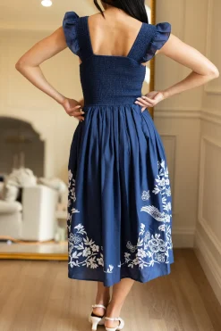 Finch Dress in Blue