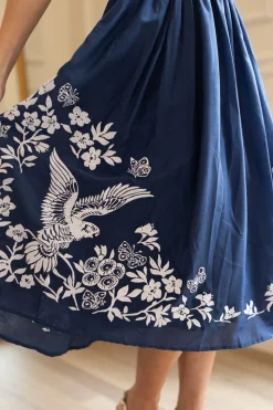 Finch Dress in Blue