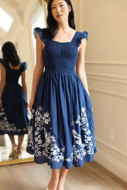Finch Dress in Blue