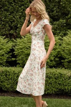 Fiona Dress in Countryside Peony Blossom