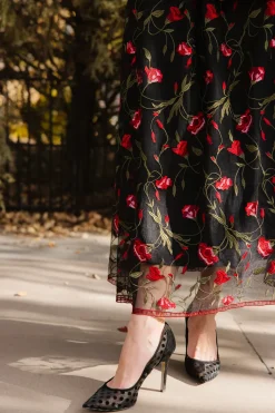 Flora Dress in Romantic Roses