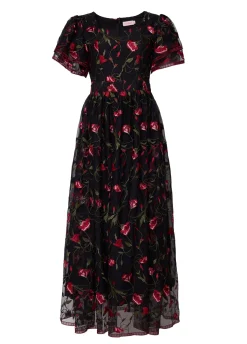Flora Dress in Romantic Roses