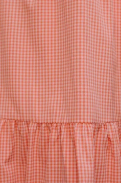 Gidget Dress in Orange Gingham