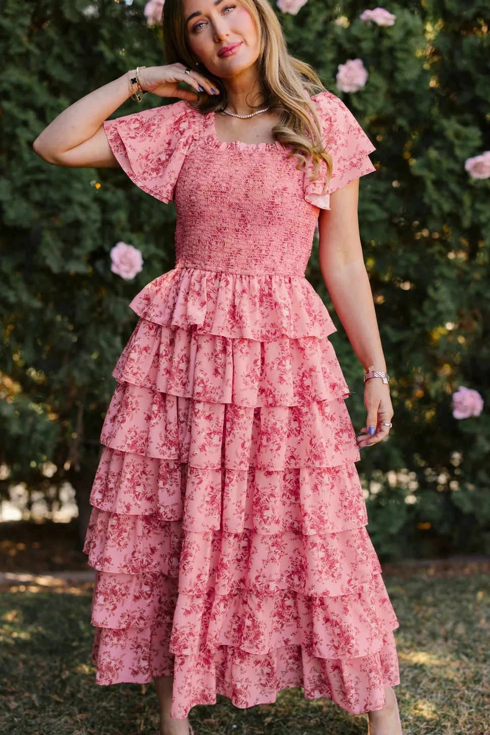 Grace Dress in Desert Heritage Rose