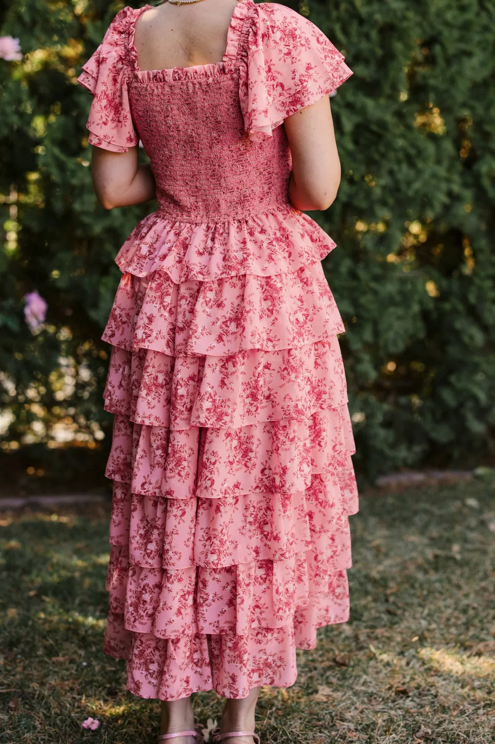 Grace Dress in Desert Heritage Rose
