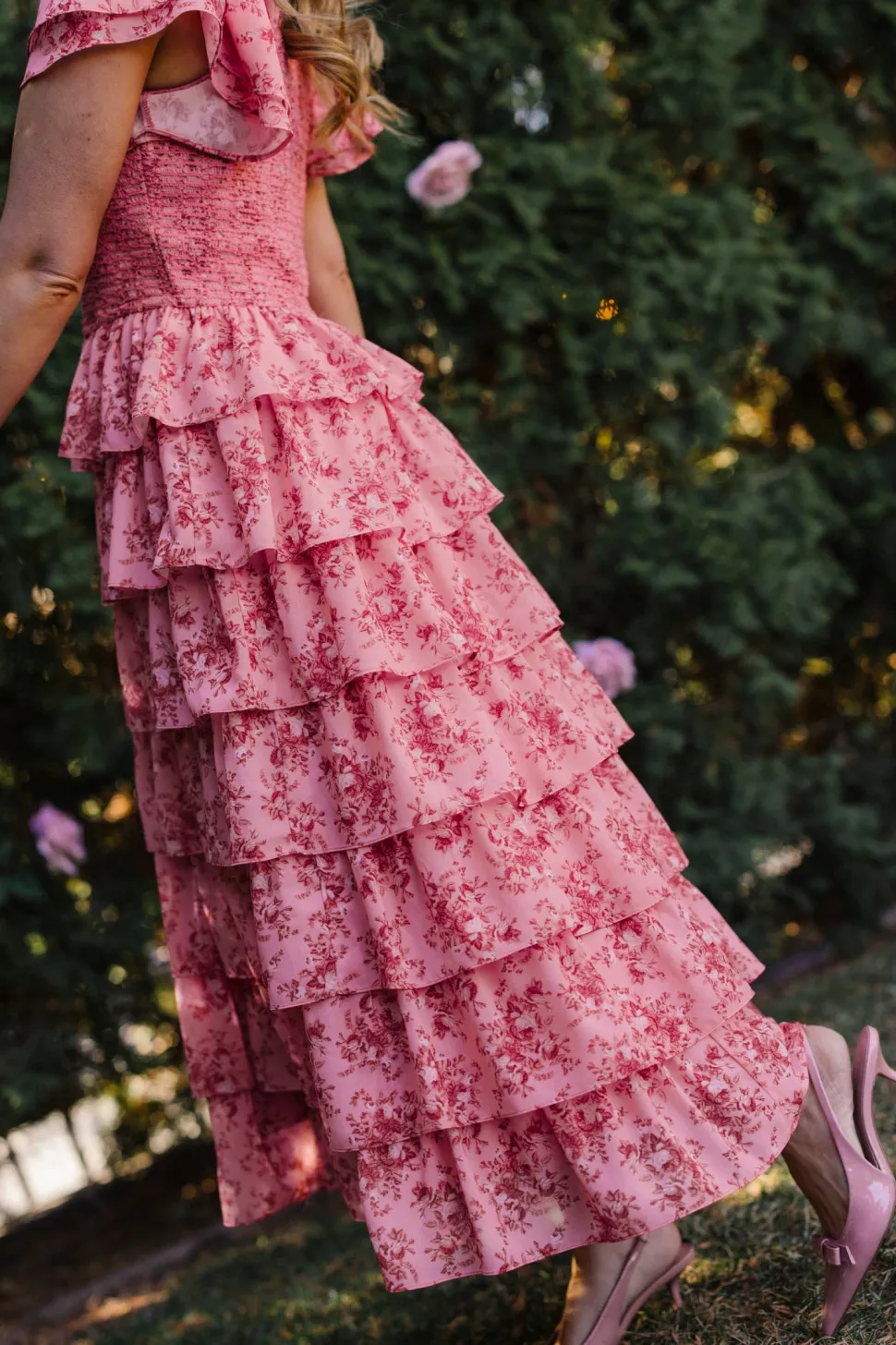 Grace Dress in Desert Heritage Rose