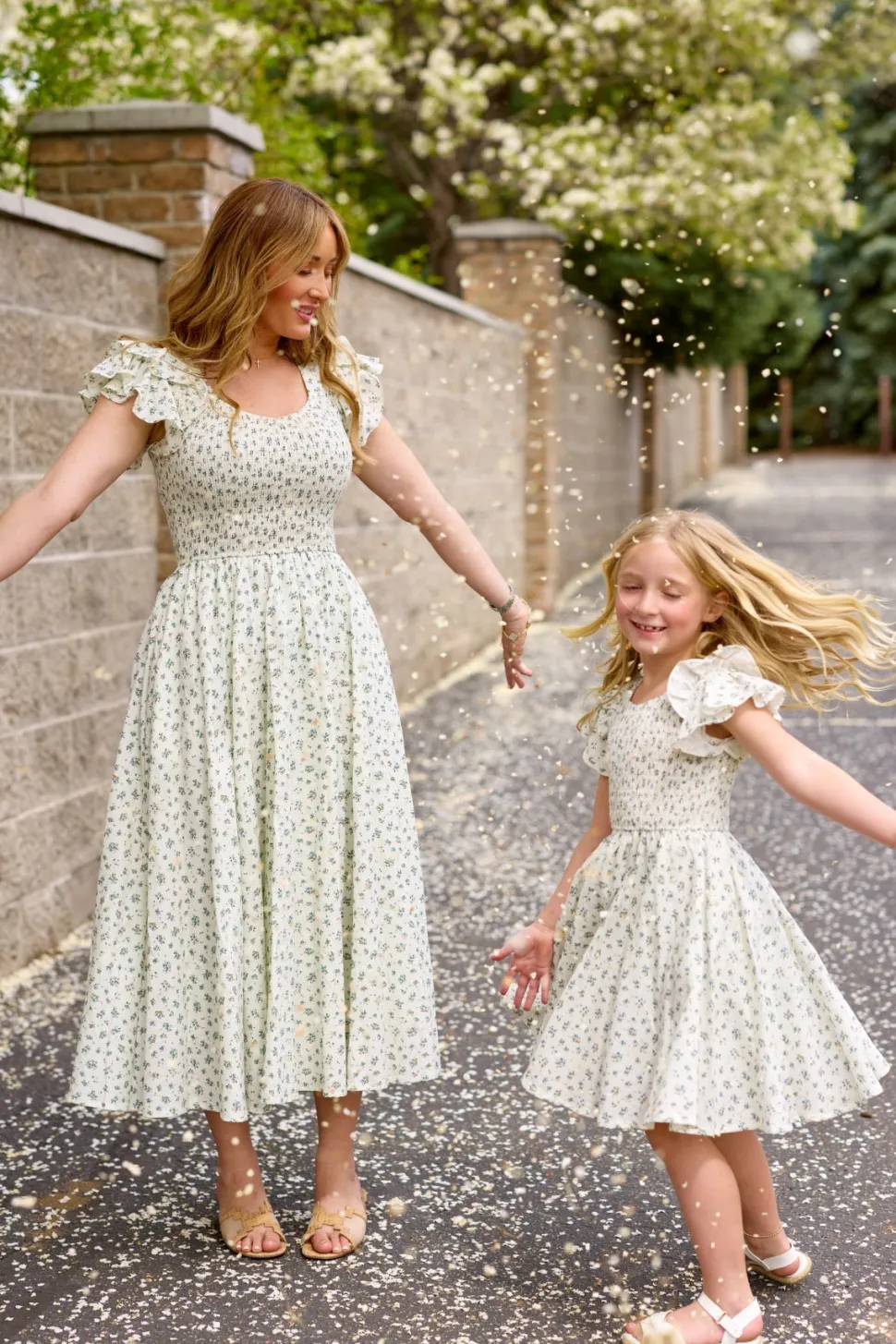 Hattie Dress in Madeline Blue