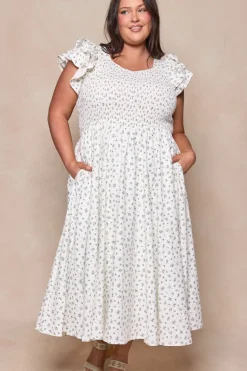 Hattie Dress in Madeline Blue