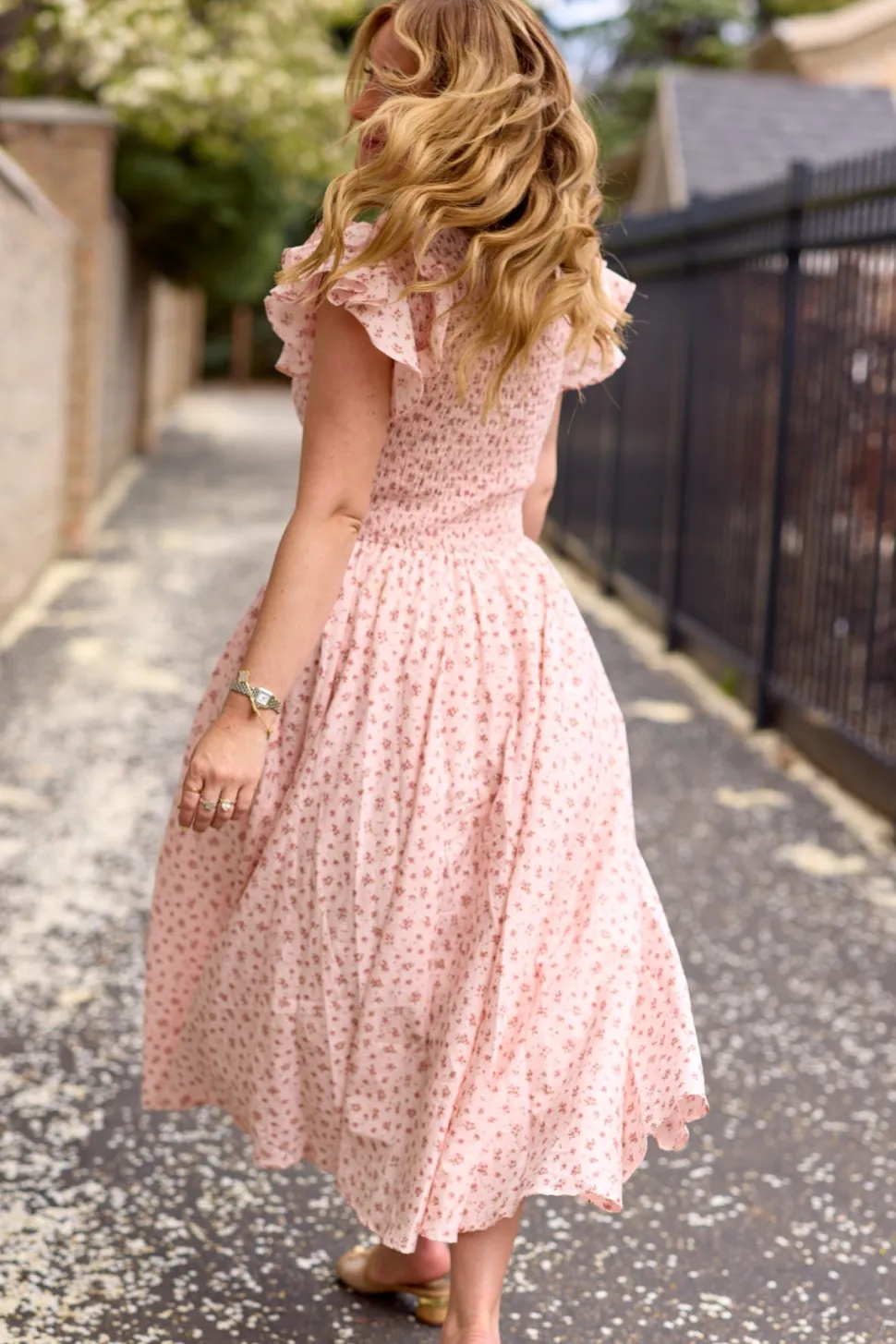 Hattie Dress in Madeline Pink