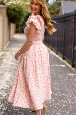 Hattie Dress in Madeline Pink
